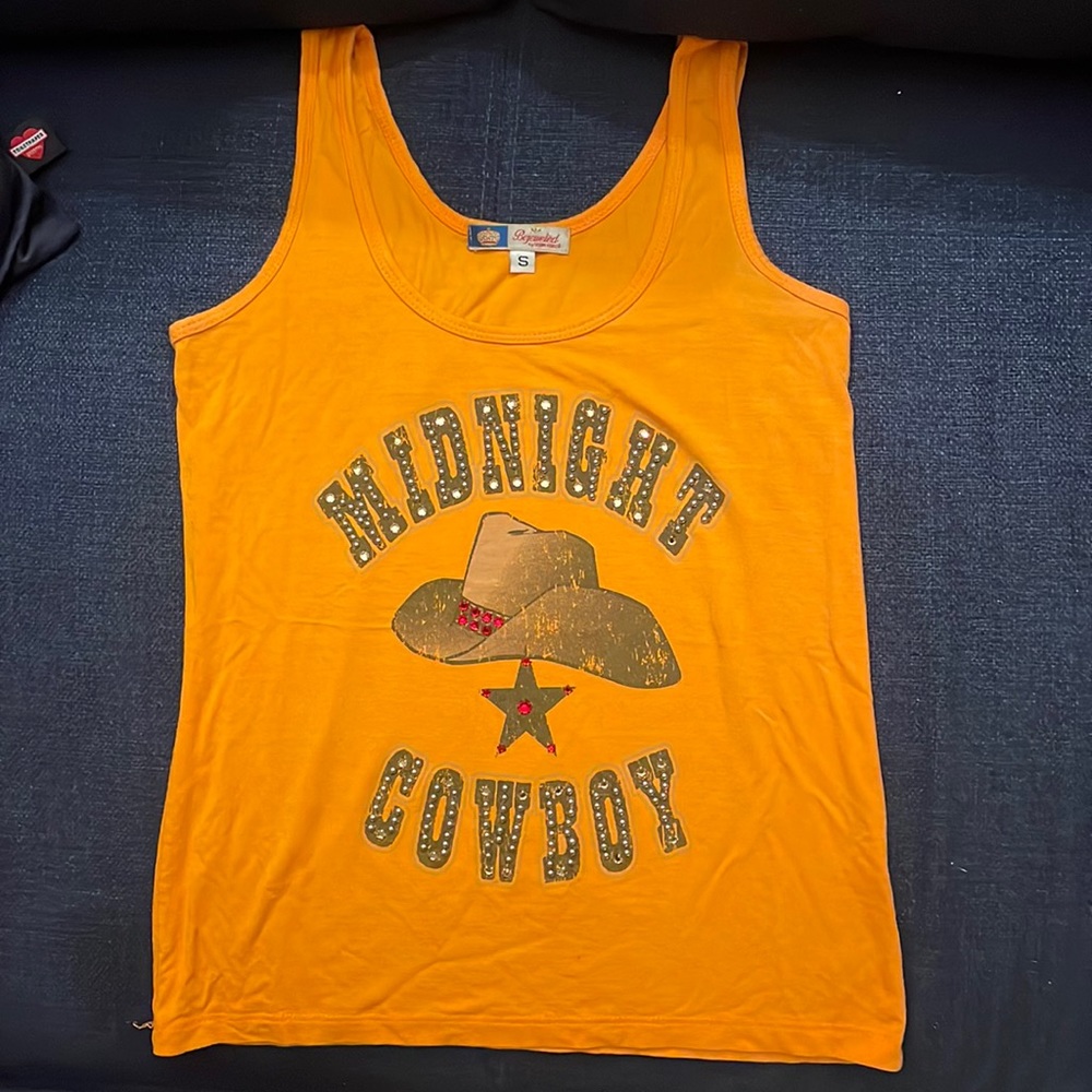 Midnight Cowboy Y2K Swarovski Tank